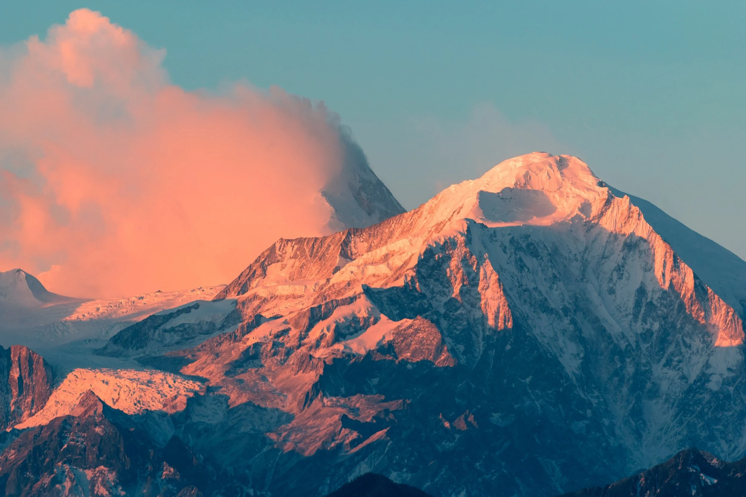   For some reason when I thought about compound interest, the first thing my brain went to was, “mountains.” Ugh. I don’t know.  