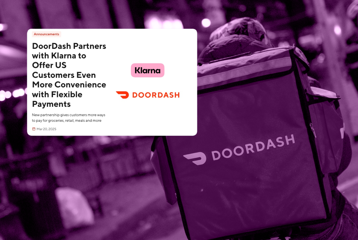   This March announcement of “buy now, pay later” for DoorDash orders can only be understood as an admission that the plot has been lost.  